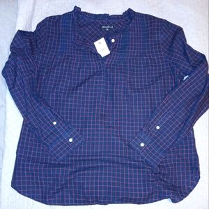 NWT J. Crew Merchantile Sz 6 Blouse
